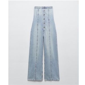 Zara Denim Jumpsuit